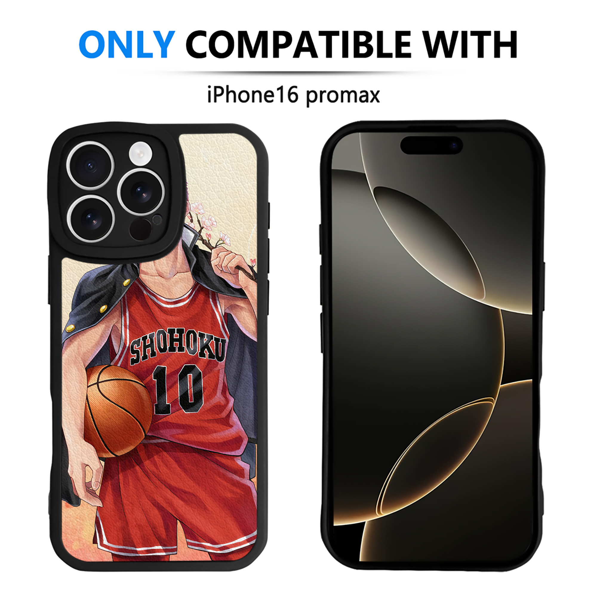 （画像用） SLAM DUNK／スラムダンク 【iPhone 16シリーズ対応】シリコンスマホケース（レザー調） 材質：シリコン